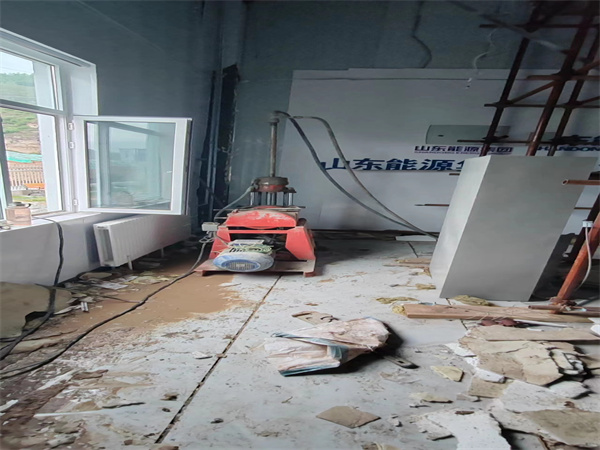 潍城地基基础下沉墙体裂缝加固注浆顶升施工